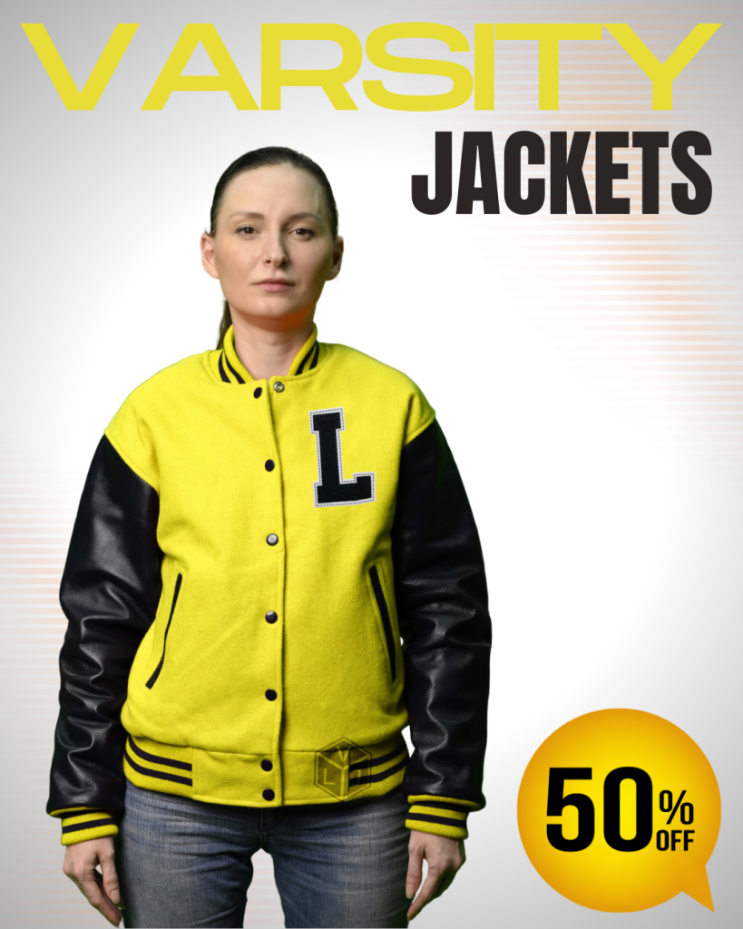 Varsity Jacket Leather wool
