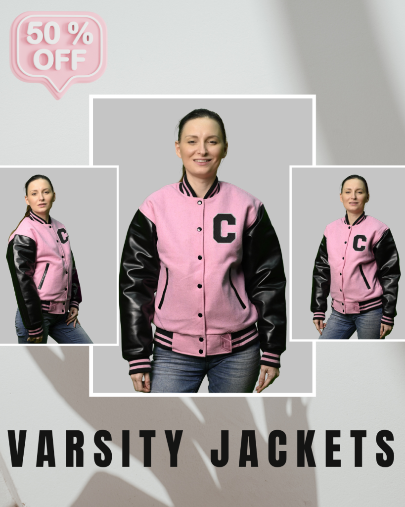 Varsity Jackets Pink