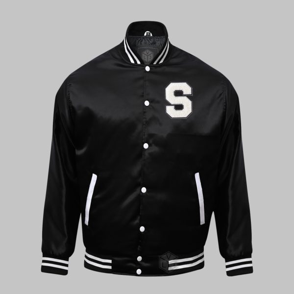 Custom Letterman Jackets Black