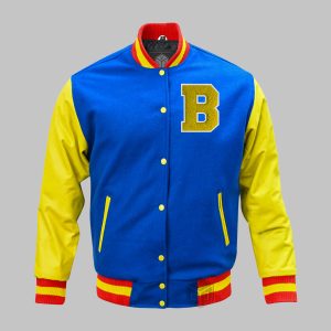 Custom Letterman Jackets Royal Yellow