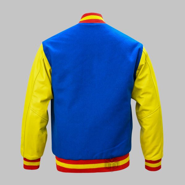 Custom Letterman Jackets Royal Yellow