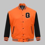 Custom Orange Varsity Jackets