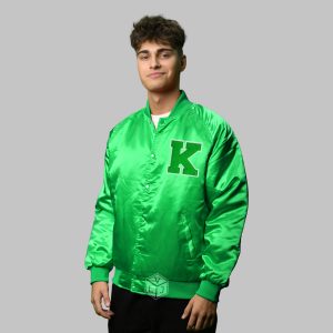 Letterman jacket satin