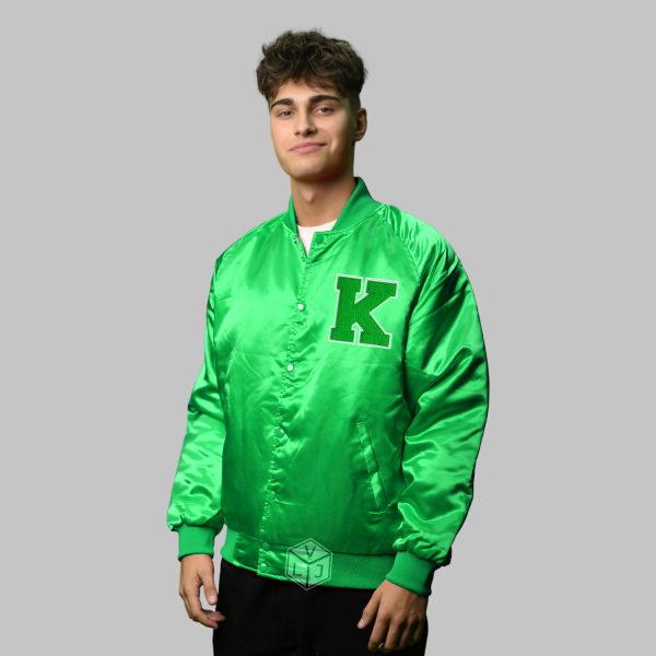 Letterman jacket satin