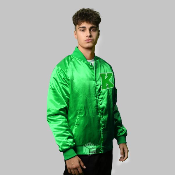 Letterman jacket satin