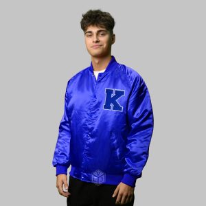 Men Satin Varsity Jackets