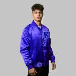 Men Satin Varsity Jackets