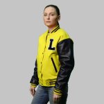 Varsity Jacket Leather wool