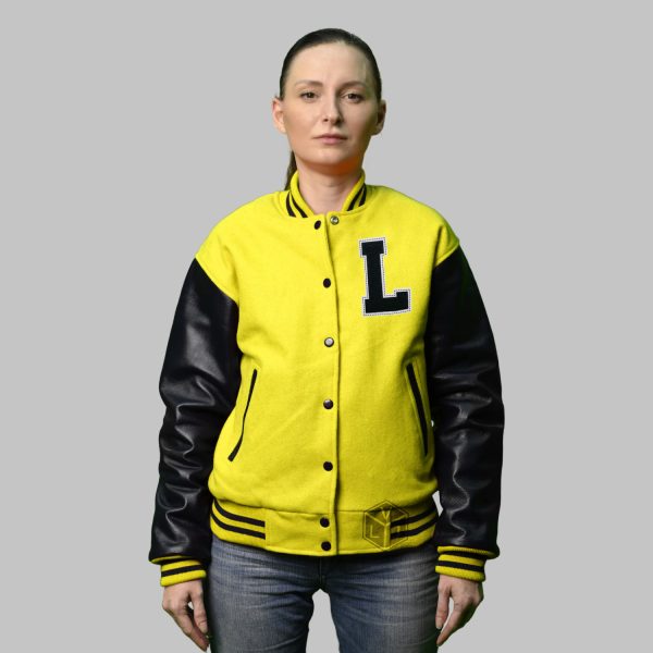 Varsity Jacket Leather wool