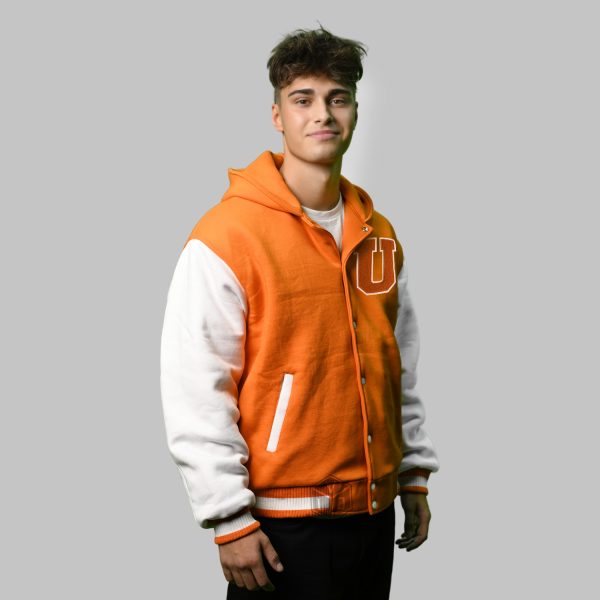 Varsity Jacket with Hood