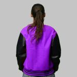 Women Purple Varsity Jackets