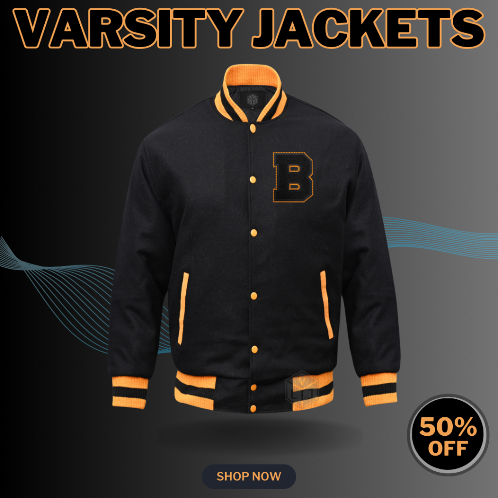 Custom Varsity Jackets Black